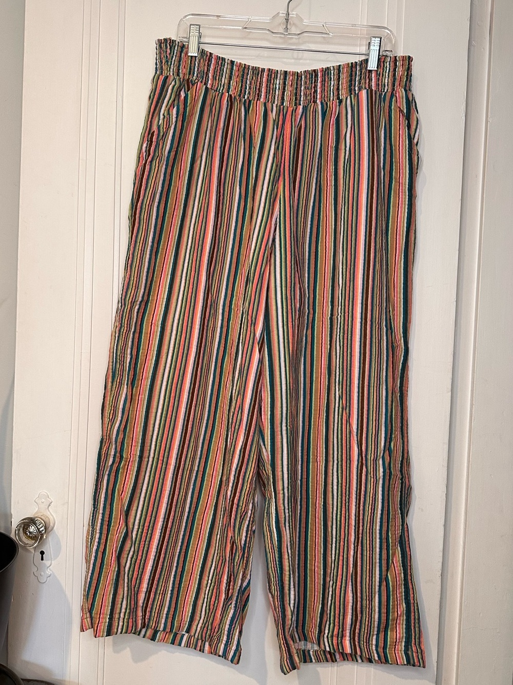 Vibrant colorful High-Waisted Wide Leg Pants